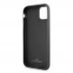 BMW Signature Leather Lower Stripe Leather Case - кожен кейс (естествена кожа) за iPhone 11 (черен) 4