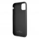 BMW Signature Leather Debossed Stripes Leather Case - кожен кейс (естествена кожа) за iPhone 11 (черен) 3