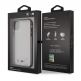 BMW M Metallic Black Edges Hard Case - хибриден удароустойчив кейс за iPhone 11 (черен-прозрачен) 1