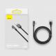 Baseus Legend Elbow Lightning to USB Cable 2.4A (CALCS-01) - USB към Lightning кабел за Apple устройства с Lightning порт (100 см) (черен) 1