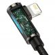 Baseus Legend Elbow Lightning to USB Cable 2.4A (CALCS-01) - USB към Lightning кабел за Apple устройства с Lightning порт (100 см) (черен) 10