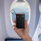 Baseus Mini S Digital Display Power Bank 15W Wireless Charger 10000mAh (PPXF-A09) - външна батерия 10000 mAh с вграден USB-C кабел и USB-C, USB-A и Lightning портове (черен-червен) 8