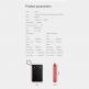 Baseus Mini S Digital Display Power Bank 15W Wireless Charger 10000mAh (PPXF-A09) - външна батерия 10000 mAh с вграден USB-C кабел и USB-C, USB-A и Lightning портове (черен-червен) 12