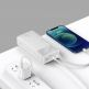 Baseus Bipow Digital Display Power Bank 15W 30000mAh (PPDML-K02) - външна батерия с два USB-A и един USB-C изходи и технология за бързо зареждане (бял) 7