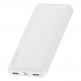 Baseus Bipow Digital Display Power Bank 15W 10000mAh (PPDML-I02) - външна батерия с два USB-A и един USB-C изходи и технология за бързо зареждане (бял) 3