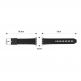 Ringke Rubber One Silicone Band - силиконова каишка за Apple Watch 42мм, 44мм, 45мм (черен) 6