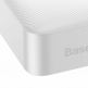 Baseus Bipow Digital Display Power Bank 20W 20000 mAh (PPDML-M02) - външна батерия с два USB-A и един USB-C изходи и технология за бързо зареждане (бял) 4