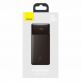 Baseus Bipow Digital Display Power Bank 20W 10000 mAh (PPDML-L01) - външна батерия с два USB-A и един USB-C изходи и технология за бързо зареждане (черен) 7