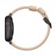 Nomad Strap Modern Slim Leather - кожена (естествена кожа) каишка за Apple Watch 38мм, 40мм, 41мм (бежов-черен) 2