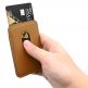 4smarts UltiMag ErgoFold Magnetic Kickstand Wallet - кожен портфейл (джоб) с градена поставка за прикрепяне към iPhone с MagSafe (кафяв) 3