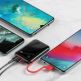 Baseus Mini S Digital Display Power Bank 15W Wireless Charger 10000mAh (PPXF-A01) - външна батерия 10000 mAh с вграден USB-C кабел и USB-C, USB-A и Lightning портове (черен) 2