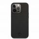 Mercedes-Benz Genuine Leather Meshed Hard Case - дизайнерски кожен кейс (естествена кожа) за iPhone 13 Pro (черен) 5