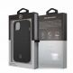 Mercedes-Benz Genuine Leather Hard Case - дизайнерски кожен кейс (естествена кожа) за iPhone 13 (черен) 1