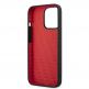 AMG Liquid Silicone Case - дизайнерски силиконов кейс за iPhone 13 Pro (черен-червен) 2