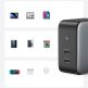 Ugreen GaN Fast Charger 100W USB-C PD Travel Wall Charger - захранване с 2 x USB-C изхода и с технология за бързо зареждане (тъмносив)  4