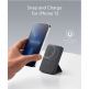 Anker 622 Magnetic Battery MagGo, 5000 mAh - сгъваема външна батерия с USB-C порт и безжично зареждане с MagSafe (черен)   2