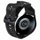 Spigen Rugged Band 20mm - хибридна каишка (полимер+карбон) за Galaxy Watch 4, Galaxy Watch Active 2, Huawei Watch GT 2 42mm и други (20мм) (черен) 4
