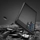 Carbon Soft Silicone TPU Protective Case - силиконов (TPU) калъф за Samsung Galaxy S22 Ultra (черен) 6