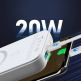 Joyroom Mini Magnetic Wireless Quick Charging Power Bank 10000 mAh - преносима външна батерия с безжично зареждане за iPhone с MagSafe (бял) 3