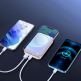 Joyroom Mini Magnetic Wireless Quick Charging Power Bank 10000 mAh - преносима външна батерия с безжично зареждане за iPhone с MagSafe (бял) 5