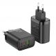 Dux Ducis Super Si C110 Wall Charger 65W PD - захранване за ел. мрежа за лаптопи, смартфони и таблети с USB-A и 2xUSB-C изходи с технология за бързо зареждане (черен) 1