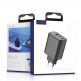 Dux Ducis Super Si C110 Wall Charger 65W PD - захранване за ел. мрежа за лаптопи, смартфони и таблети с USB-A и 2xUSB-C изходи с технология за бързо зареждане (черен) 4