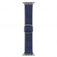 Uniq Aspen Adjustable Braided Band  - текстилна каишка за Apple Watch 42мм, 44мм, 45мм (тъмносин) 5