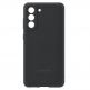 Samsung Silicone Cover EF-PG990TB - оригинален силиконов кейс за Samsung Galaxy S21 FE (тъмносив) 2