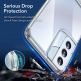 ESR Air Shield Boost Case - удароустойчив хибриден кейс с вградена поставка за Samsung Galaxy S22 (прозрачен) 6