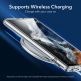 ESR Air Shield Boost Case - удароустойчив хибриден кейс с вградена поставка за Samsung Galaxy S22 Ultra (прозрачен) 7