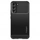 Spigen Rugged Armor Case - тънък качествен силиконов (TPU) калъф за Samsung Galaxy S22 (черен) 1