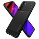Spigen Rugged Armor Case - тънък качествен силиконов (TPU) калъф за Samsung Galaxy S22 (черен) 6