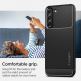 Spigen Rugged Armor Case - тънък качествен силиконов (TPU) калъф за Samsung Galaxy S22 (черен) 9