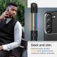 Spigen Rugged Armor Case - тънък качествен силиконов (TPU) калъф за Samsung Galaxy S22 (черен) 11