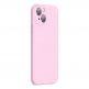 Baseus Jelly Liquid Silica Gel Case (ARYT000904) - силиконов (TPU) калъф за iPhone 13 (розов) 2