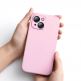 Baseus Jelly Liquid Silica Gel Case (ARYT000904) - силиконов (TPU) калъф за iPhone 13 (розов) 9