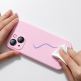 Baseus Jelly Liquid Silica Gel Case (ARYT000904) - силиконов (TPU) калъф за iPhone 13 (розов) 10