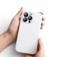 Baseus Jelly Liquid Silica Gel Case (ARYT000402) - силиконов (TPU) калъф за iPhone 13 Pro (бял) 9