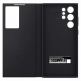 Samsung Clear View Cover EF-ZS908CBEGEE - оригинален кейс с антибактериално покритие, през който виждате информация от дисплея за Samsung Galaxy S22 Ultra (черен) 1