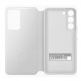 Samsung Clear View Cover EF-ZS906CW - оригинален кейс с антибактериално покритие, през който виждате информация от дисплея за Samsung Galaxy S22 Plus (бял) 2
