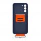 Samsung Silicone Cover With Strap EF-GS901TNEGWW - оригинален силиконов кейс с ластик против изпускане за Samsung Galaxy S22 (тъмносин) 5