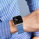Dux Ducis Silicone Magnetic Strap (Chain Version) - магнитна силиконова каишка за Apple Watch 42мм, 44мм, 45мм (син) 3