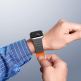 Dux Ducis Silicone Magnetic Strap (Chain Version) - магнитна силиконова каишка за Apple Watch 42мм, 44мм, 45мм (сив-оранжев) 5