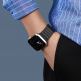 Dux Ducis Silicone Magnetic Strap (Chain Version) - магнитна силиконова каишка за Apple Watch 38мм, 40мм, 41мм (черен-оранжев) 2
