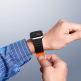 Dux Ducis Silicone Magnetic Strap (Chain Version) - магнитна силиконова каишка за Apple Watch 38мм, 40мм, 41мм (черен-оранжев) 4