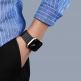 Dux Ducis Silicone Magnetic Strap (Chain Version) - магнитна силиконова каишка за Apple Watch 38мм, 40мм, 41мм (черен-оранжев) 6