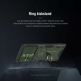 Nillkin CamShield Armor Hard Case - хибриден удароустойчив кейс с пръстен против изпускане за Samsung Galaxy S22 Ultra (черен) 3