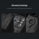 Nillkin CamShield Armor Hard Case - хибриден удароустойчив кейс с пръстен против изпускане за Samsung Galaxy S22 Ultra (черен) 4