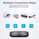 eMeet Luna Conference Bluetooth Speakerphone - безжичен блутут спийкърфон за мобилни устройства (тъмносив) 6