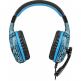 Fury Backlit Gaming Headset Hellcat NFU-0863 - USB гейминг слушалки с подцветка и микрофон за PC и лаптопи (черен-син) 1